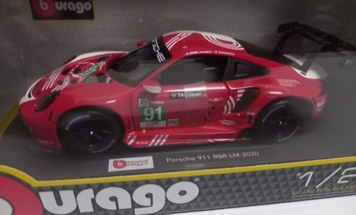 Bburago porsche 911 RSR LM 2020 escala 1/24