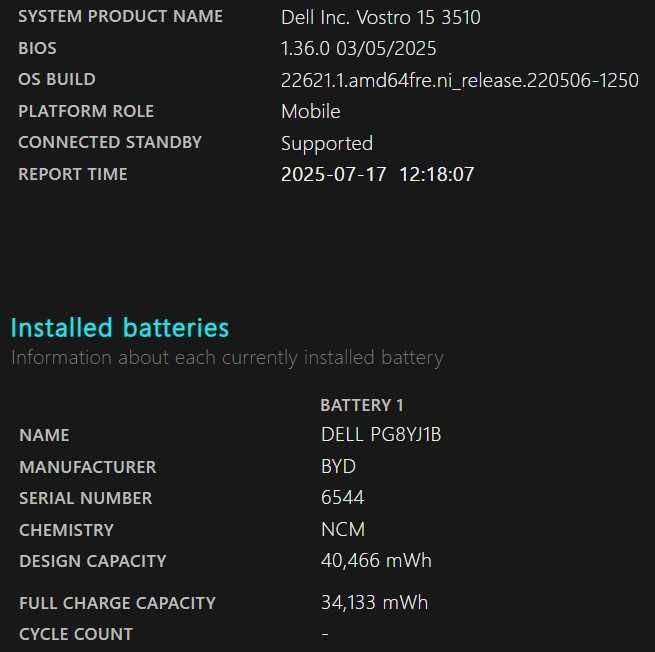 Portátil DELL VOSTRO 3510 I7 1165G7/16GB/512GB NVMe/15.6" Full HD