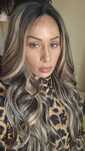 Lace front de fibra realista ao natural