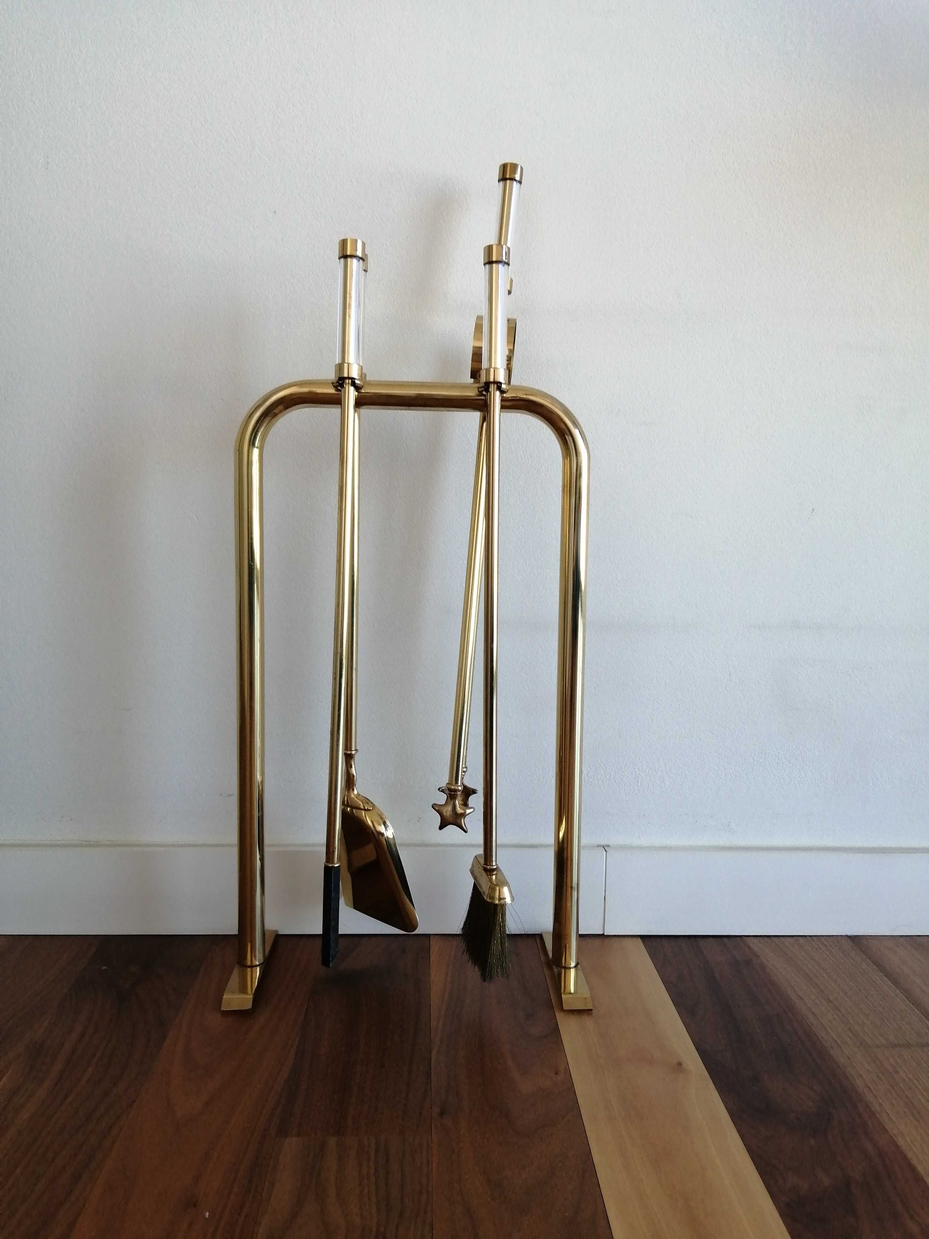 Conjunto de acessórios para lareira