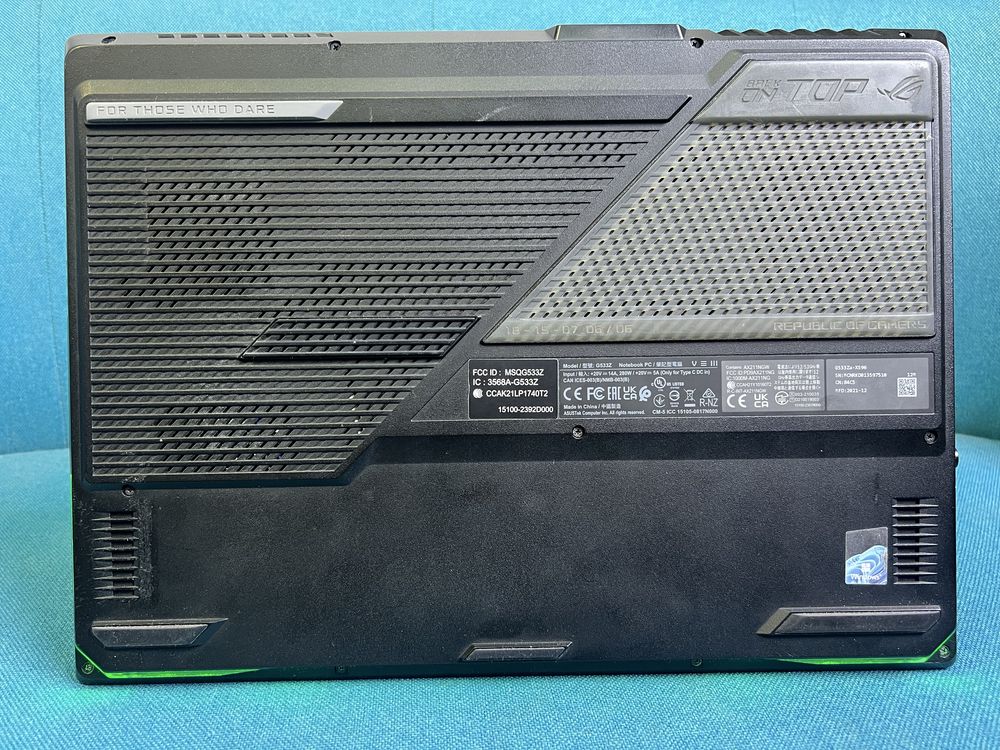 Asus ROG G533Z (i9-12900H, RTX 3070 Ti, 16Gb, 512Gb)