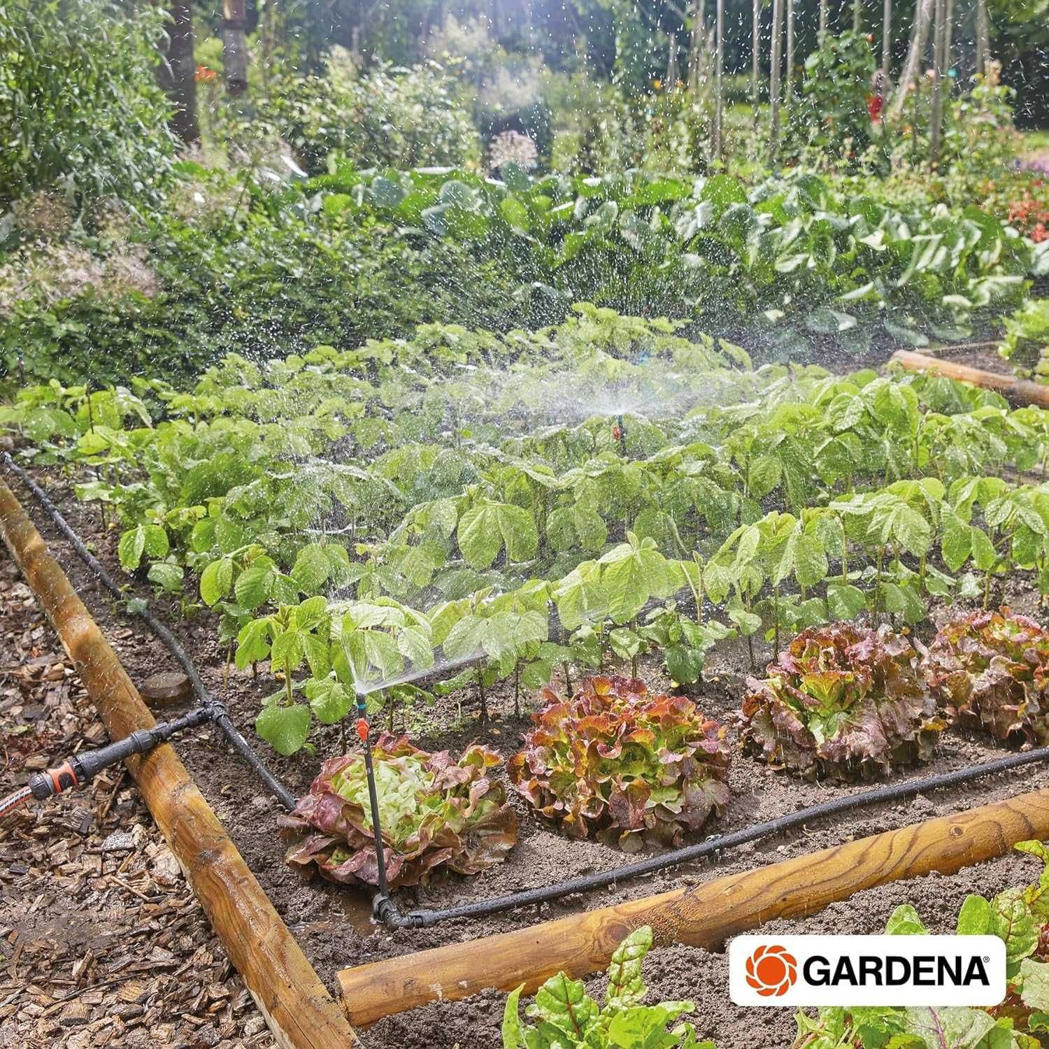 полив Gardena  Мікрокрапельна система для поливу квітників і грядок