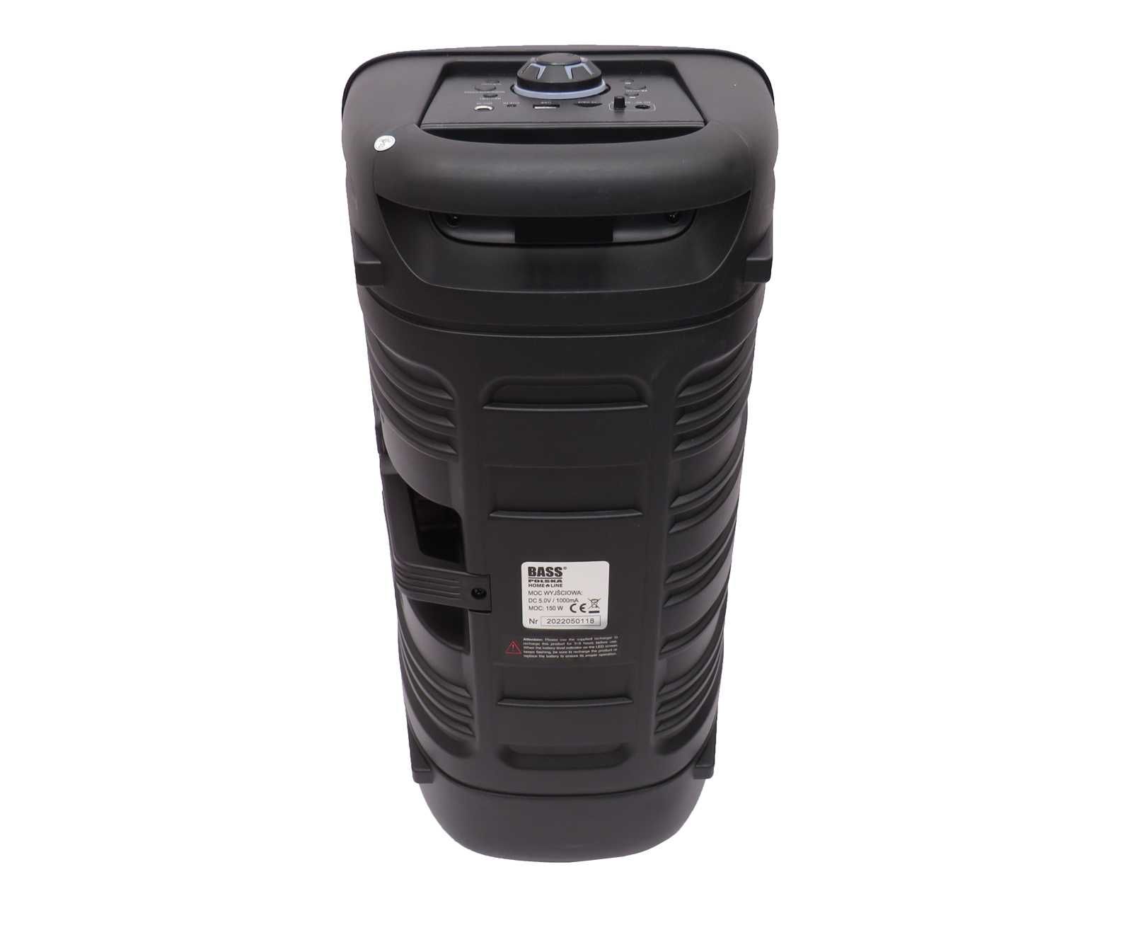 BASS POLSKA Boombox Wieża Radio Mp3 Głośnik Bluetooth Karaoke BH15945