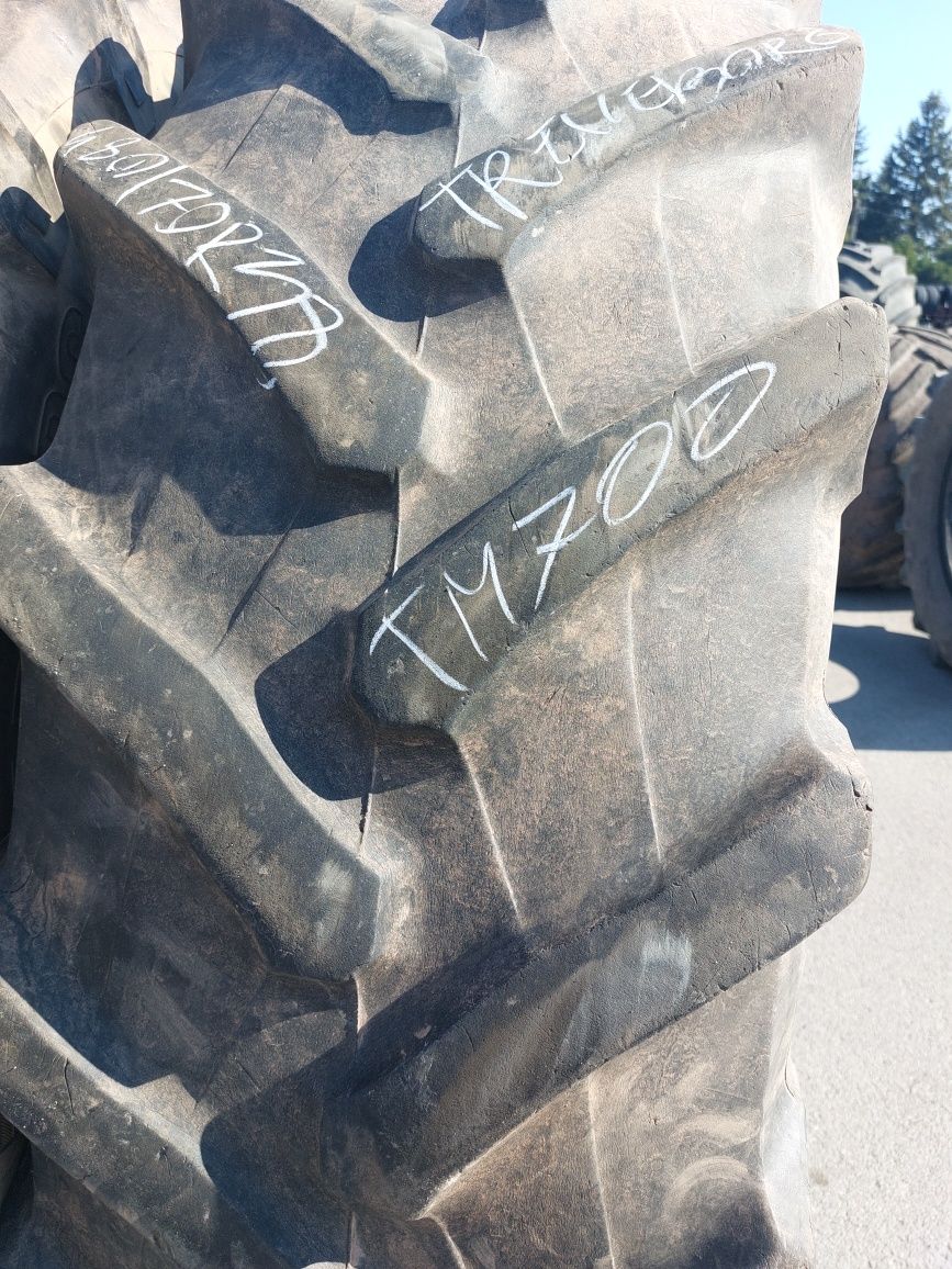 480/70R38 Trelleborg opony rolnicze używane para