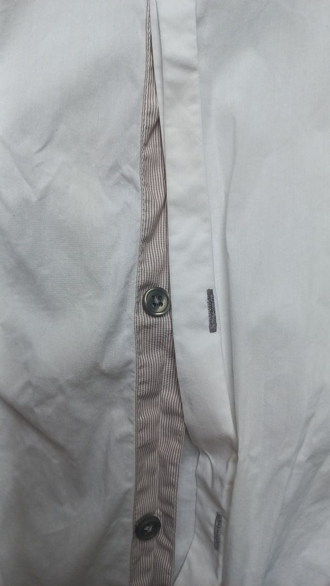Koszula męska slim biała H&M rozmiar M