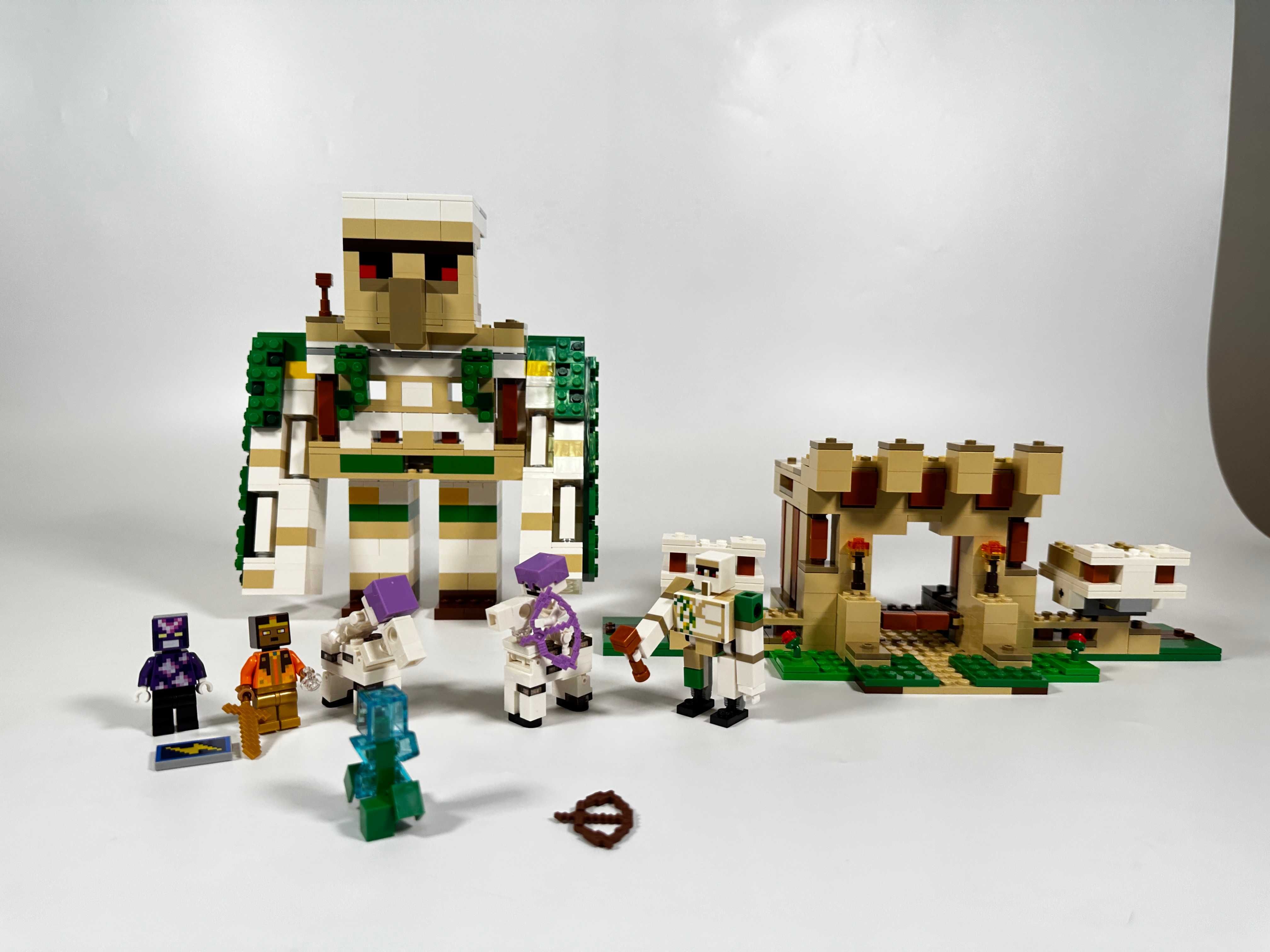 Конструктор LEGO Minecraft Крепость Железный голем 21250