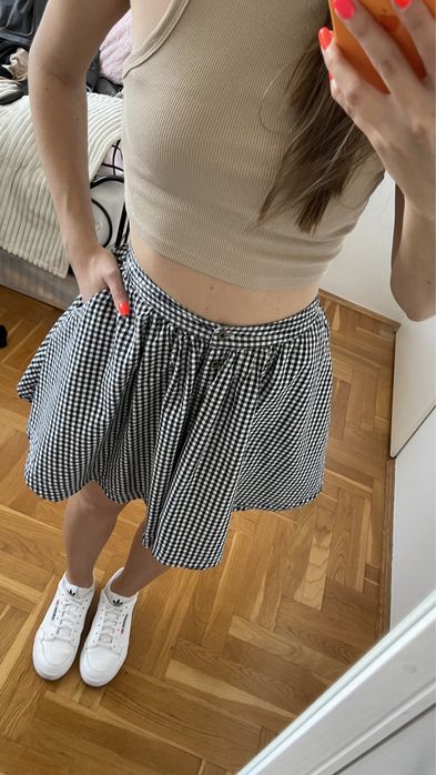 Spódnica w kratkę vichy