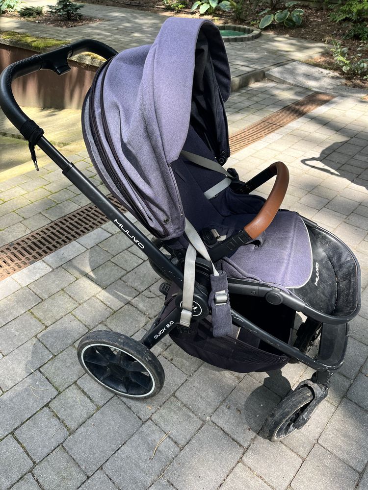 Wózek 2w1 Muvo Quick 2 z pompowanymi kołami