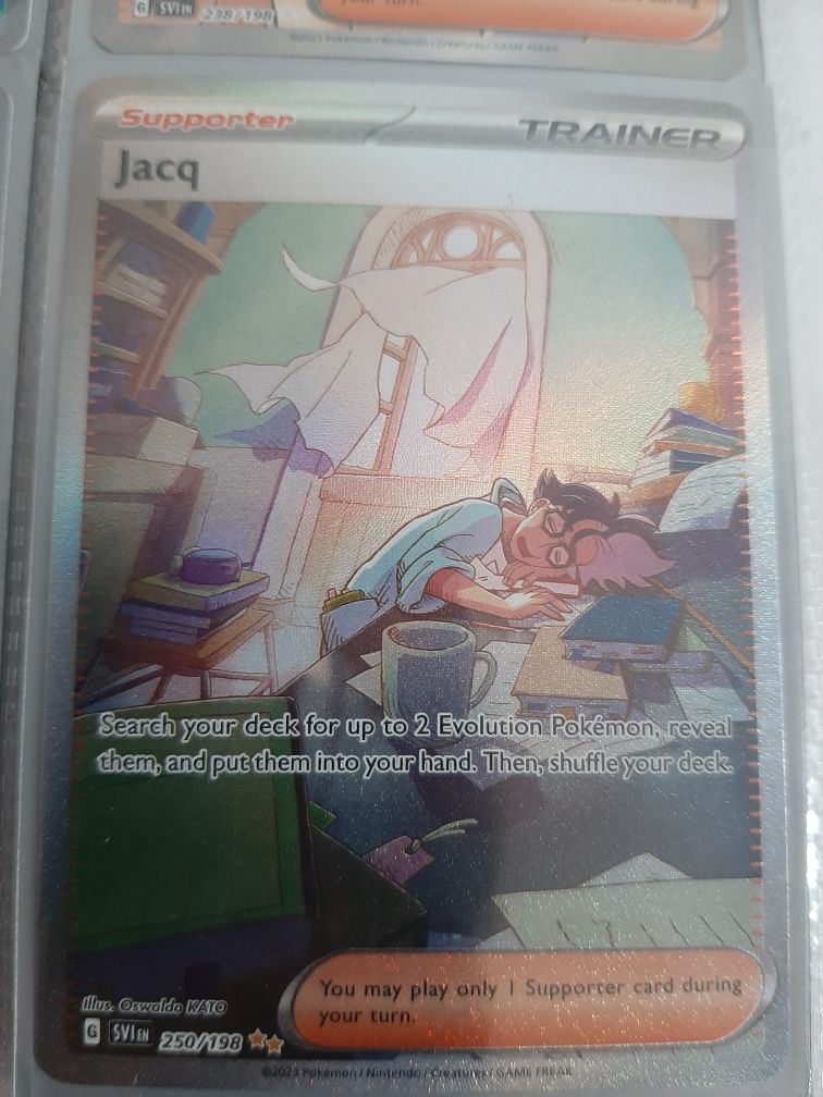 Jacq 250/198 pokemon TCG Scarlet & Violet