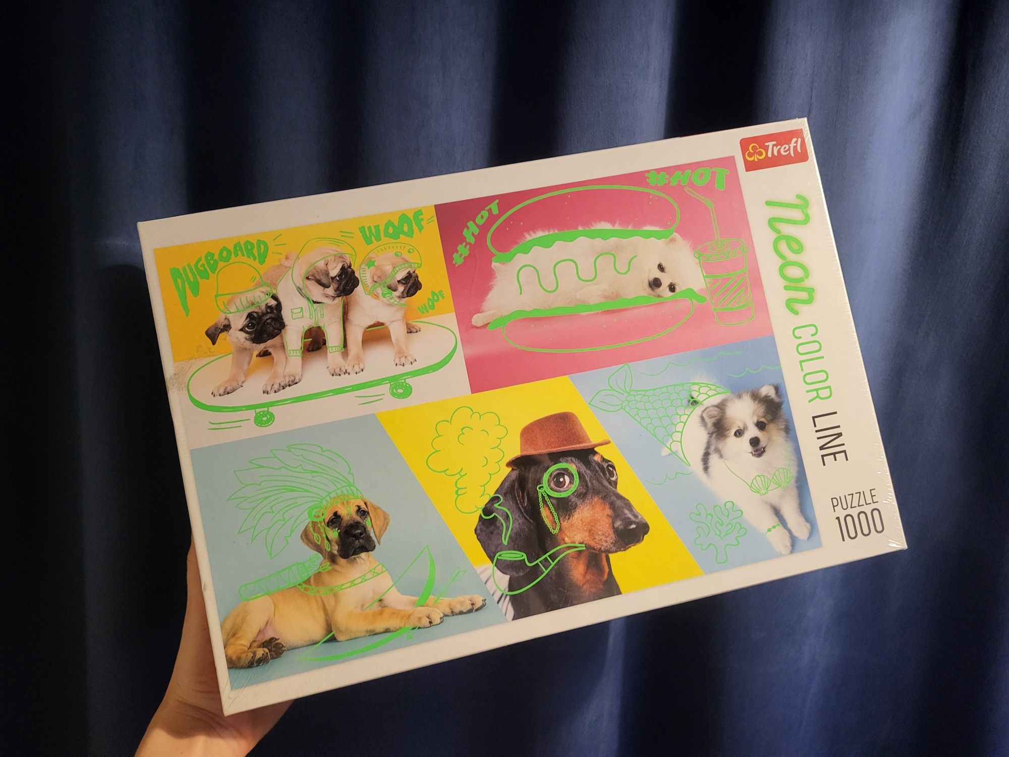 Puzzle Trefl Neon Color Line 1000 el.