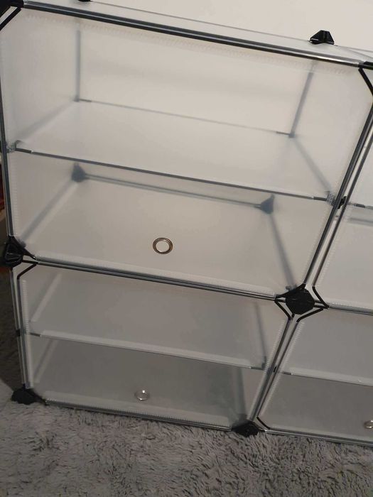 Pudełka organizery dom przechowywanie 9 sztuk modułowe duże