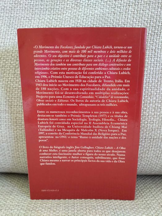 Chiara Lubich: a obra de uma mulher (Jim Gallagher)