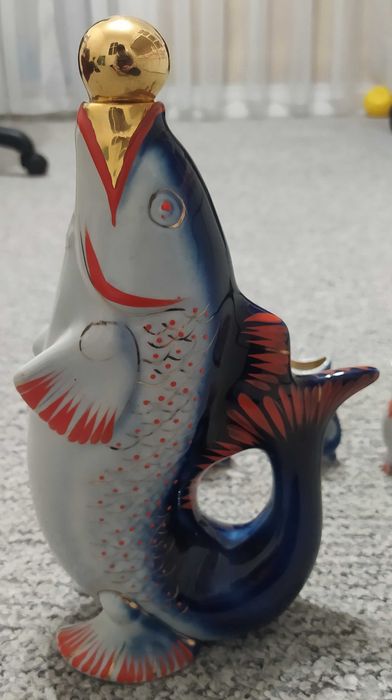 Набор из графина и рюмок "Керамика Полонский" на 6 человек