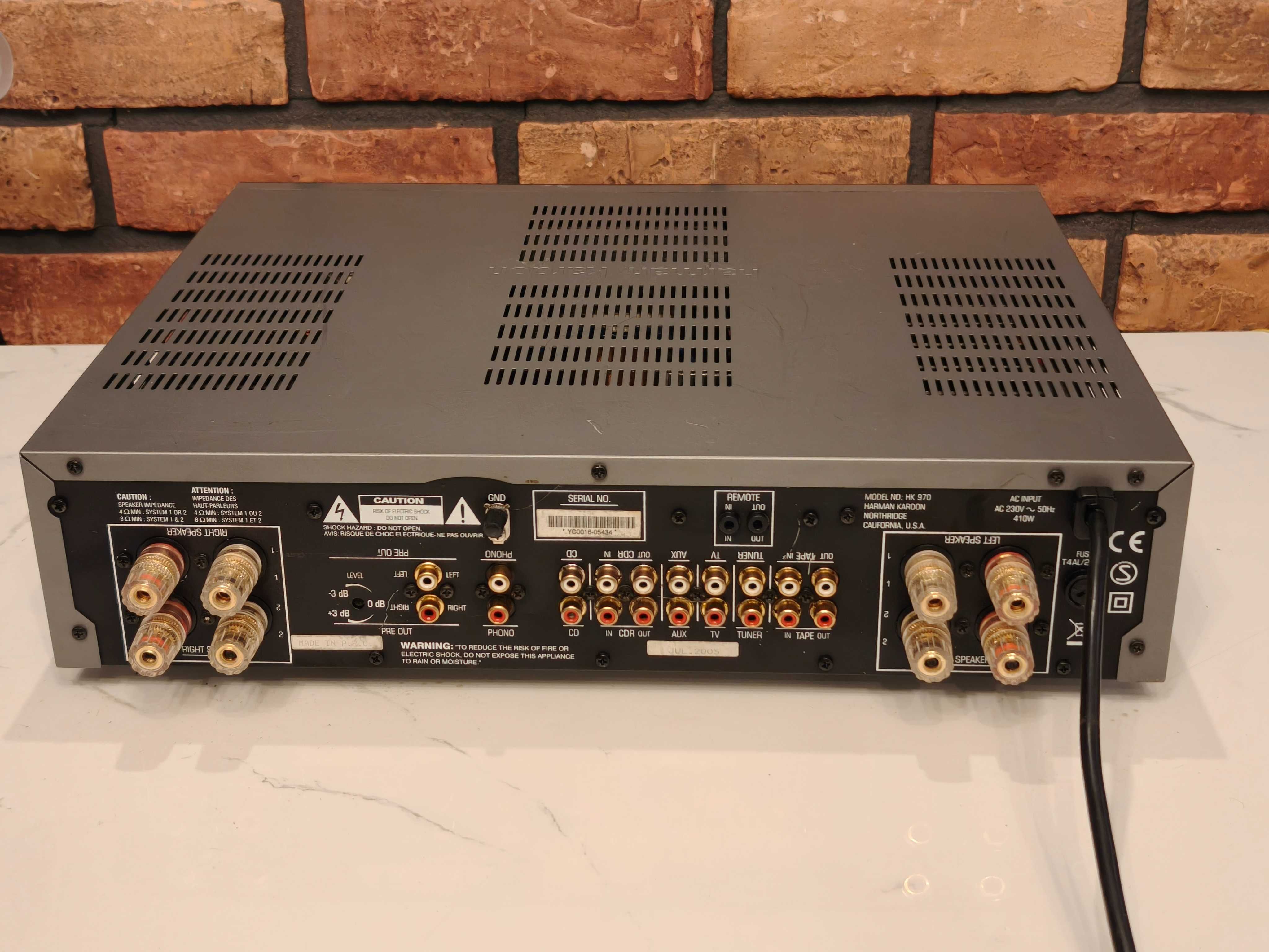HARMAN KARDON HK 970 ! potężny wzmacniacz stereo
