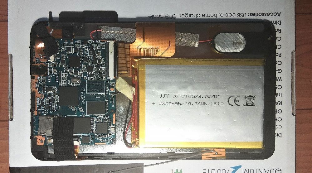 Планшет Goclever quantum 2700 lite не включается