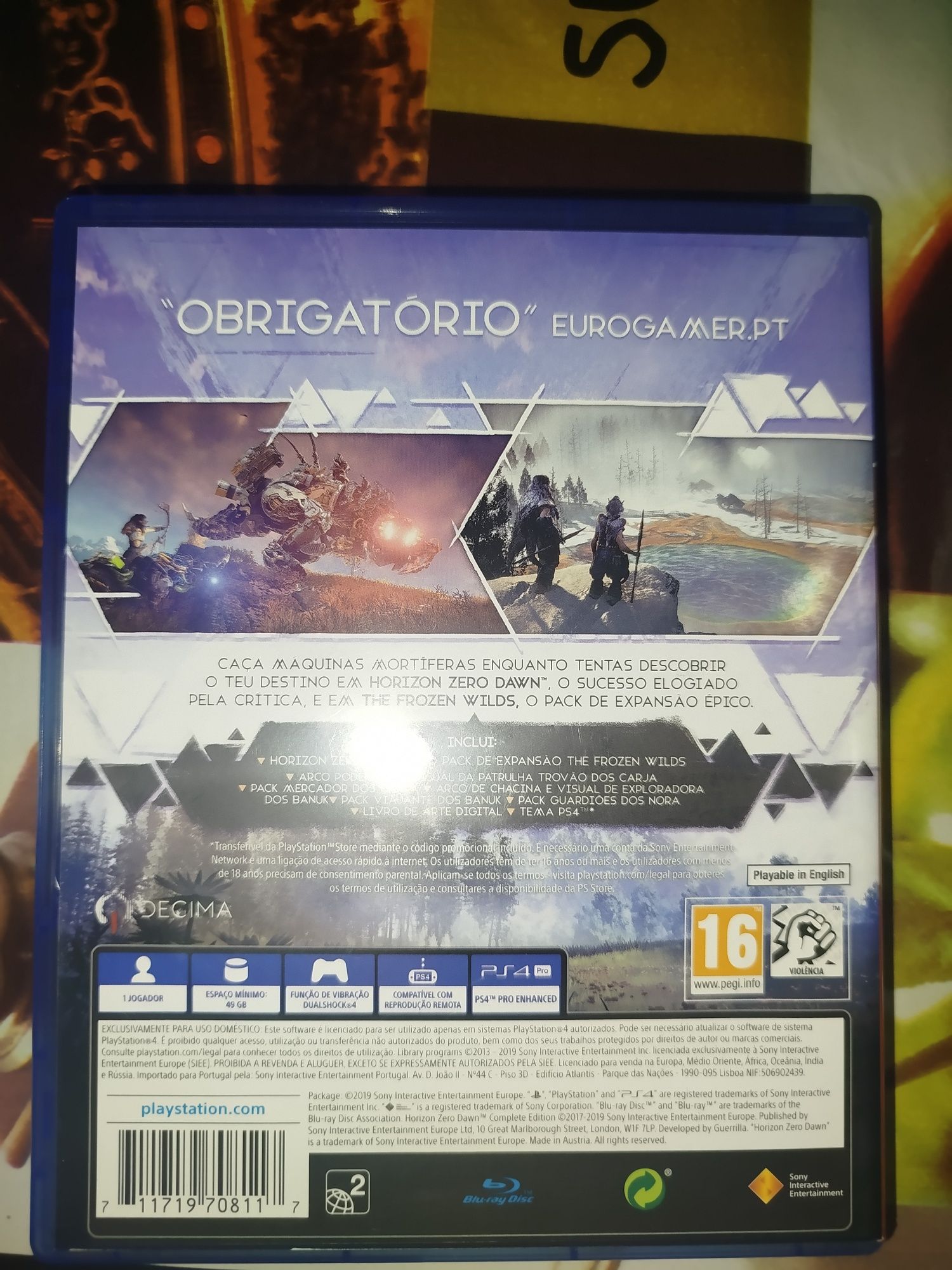 LER ANÚNCIO - Horizon Zero Dawn + DLC "The Frozen Wilds"