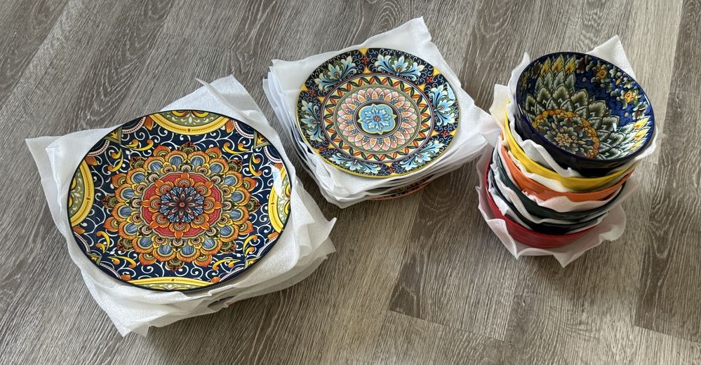 Zestaw obiadowy BOHO Vancasso 18 elementów