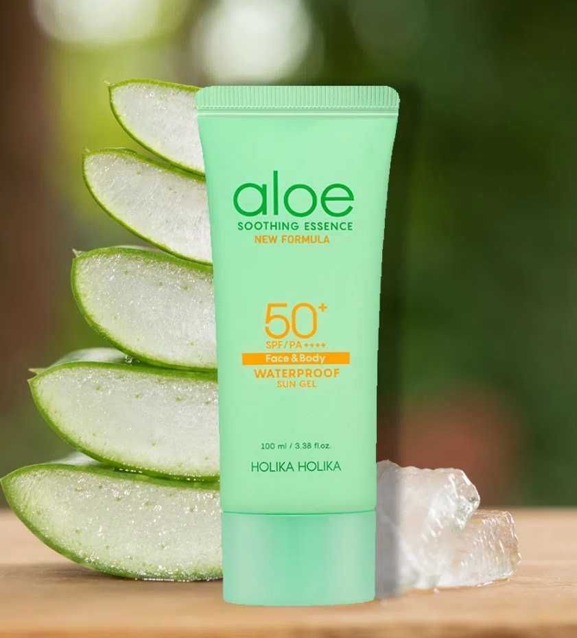 Holika Holika Aloe Waterproof Sun Gel SPF50 żel do twarzy wodoodporny