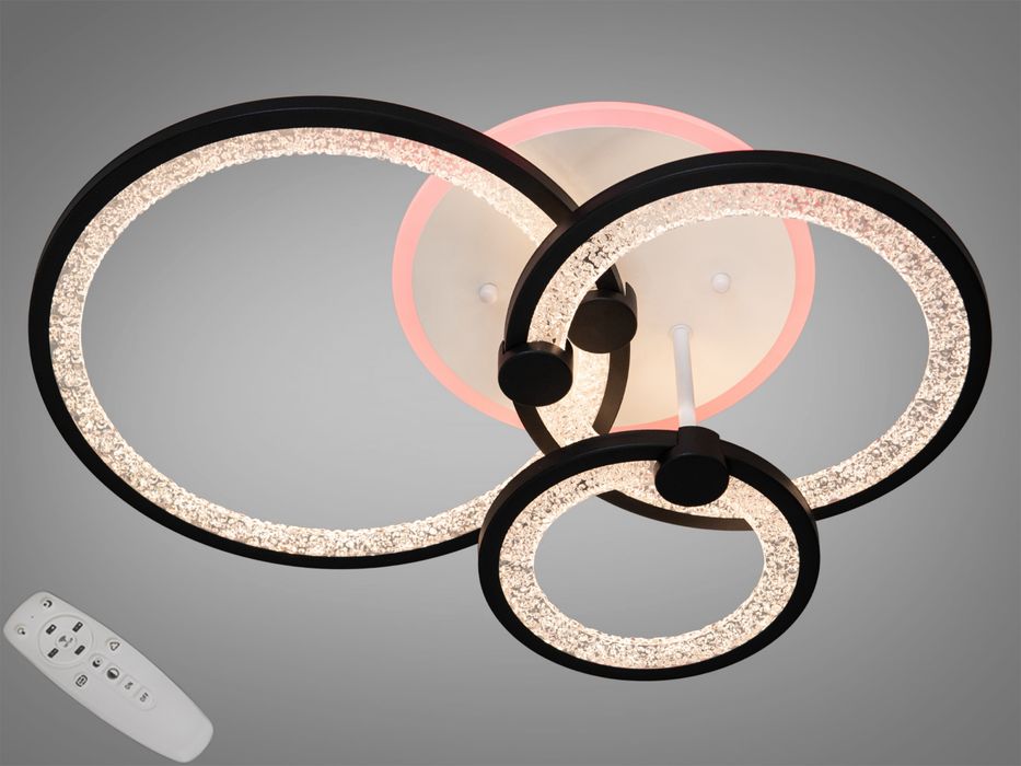 Пристельова LED люстра з пультом, дімером 70W