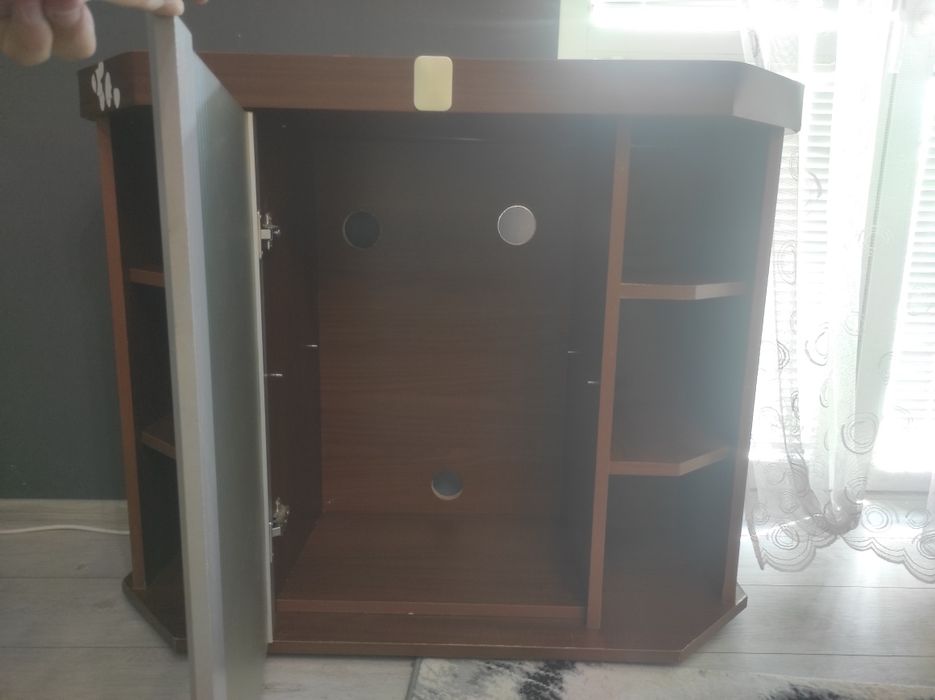 Akwarium 200l z led oraz szafką plus dodatki