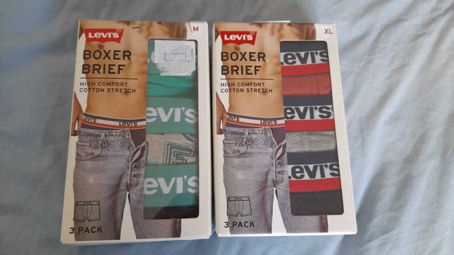 pacote de 3 boxers Levis