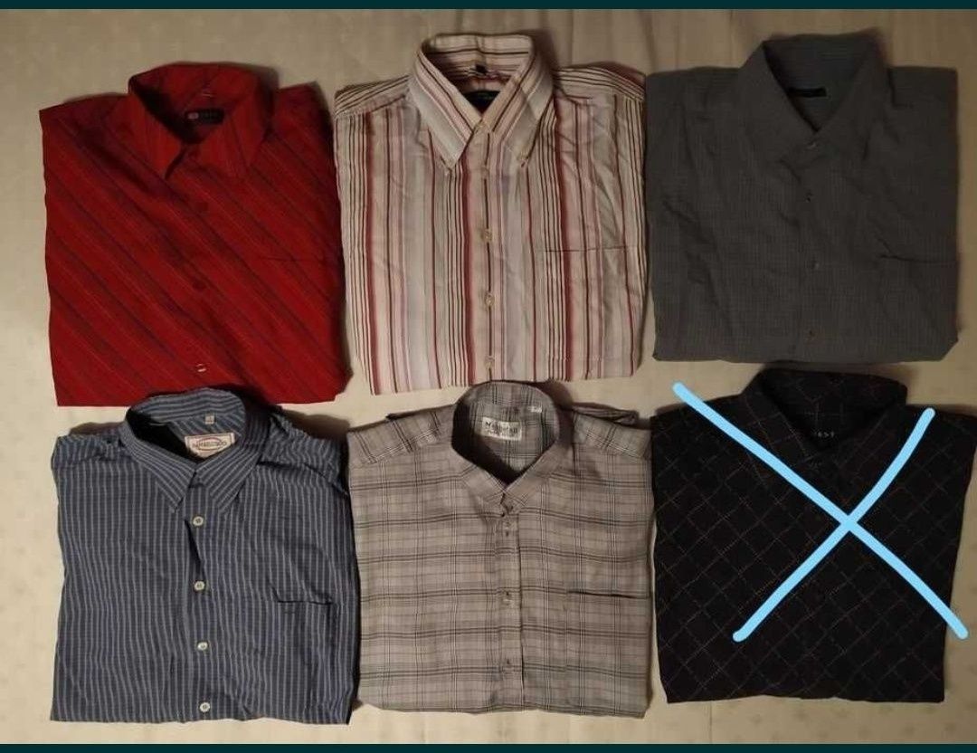 koszule męskie, młodzieżowe, chłopięce - S, M, L, XL, XXL
