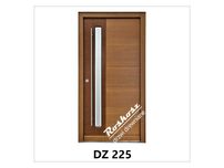 * DRZWI ZEWNĘTRZNE 80mm drewniane nowoczesne ocieplane mahoń meranti