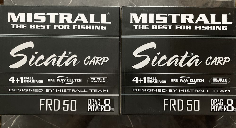 2 x Kołowrotek Mistrall Sicata Carp FRD 50 *GWARANCJA*