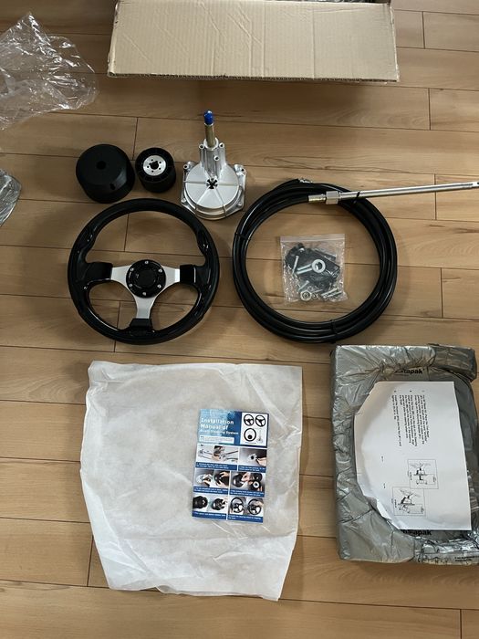 Sterociąg zestaw 15ft 457cm z kierownicą