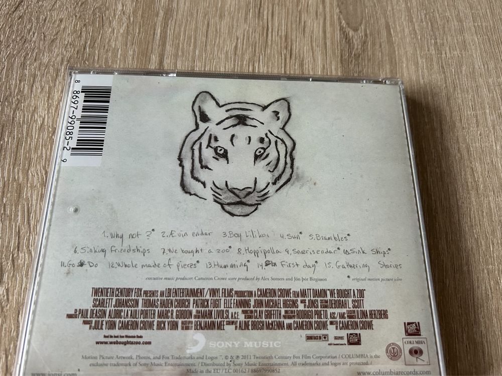 Jónsi We Bought a Zoo Sigur CD