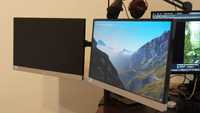 Dwa monitory AOC i2369Vm Full HD 23.8" + RAMIE VESA