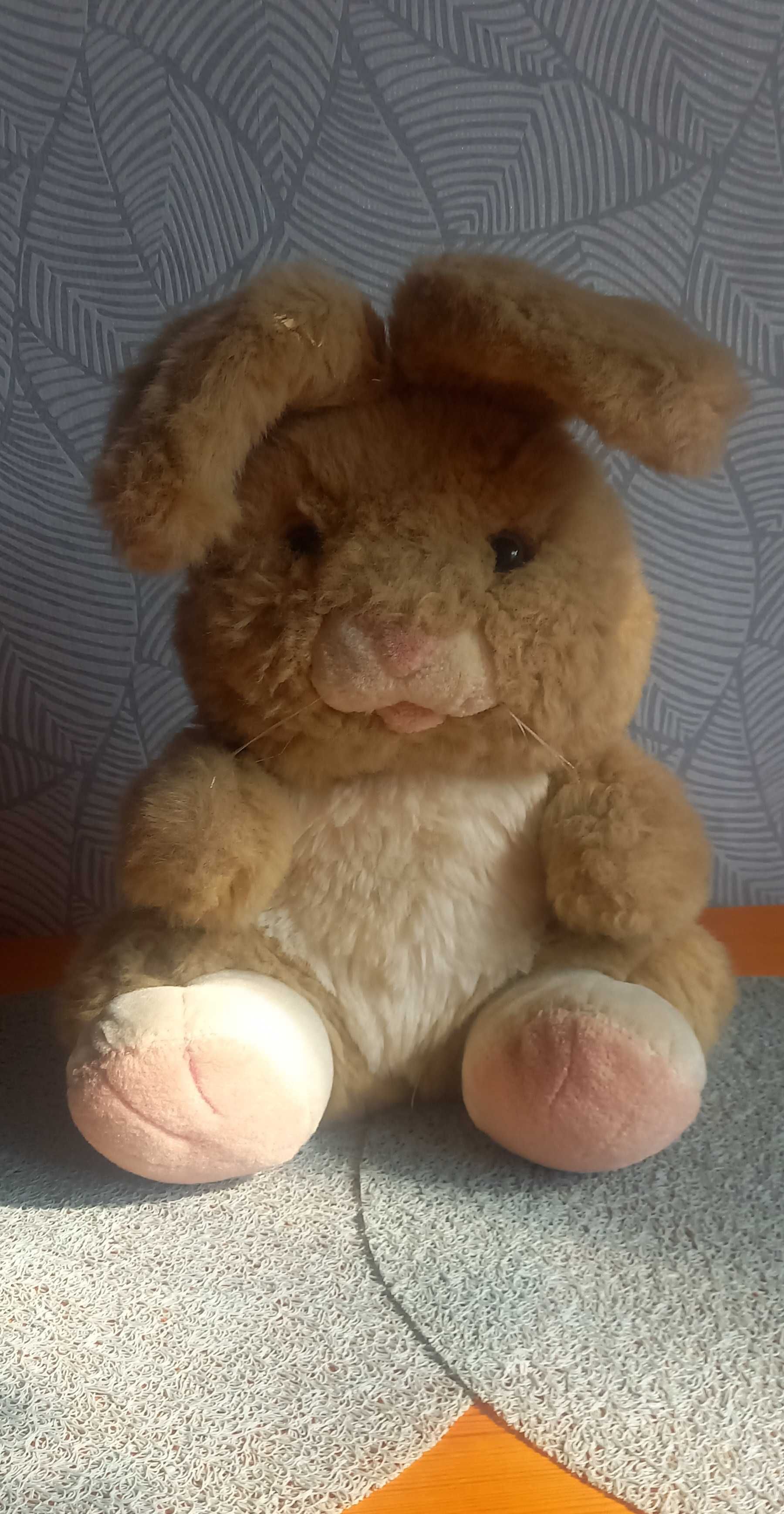 Maskotka królik duży pluszak 35cm