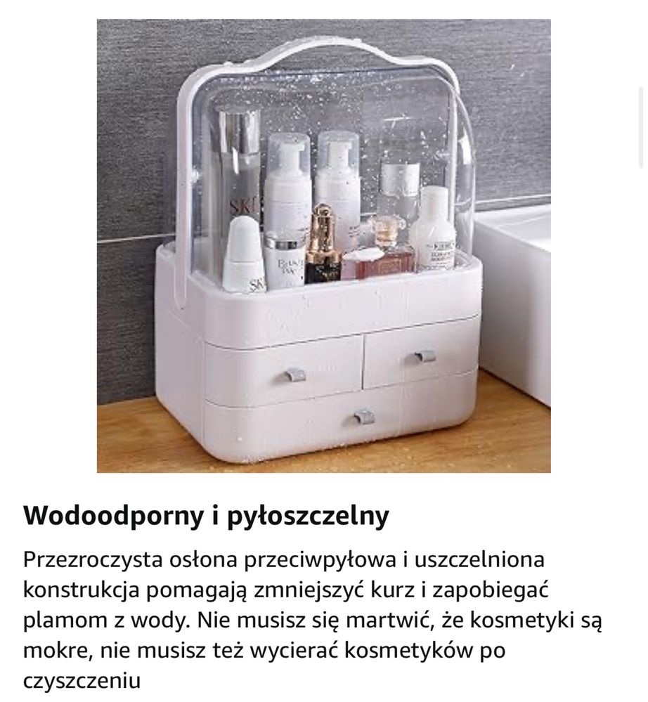 Organizer na kosmetyki duzy