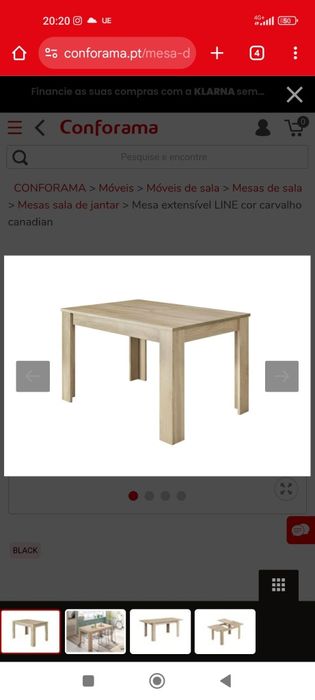 Mesa de jantar semi nova