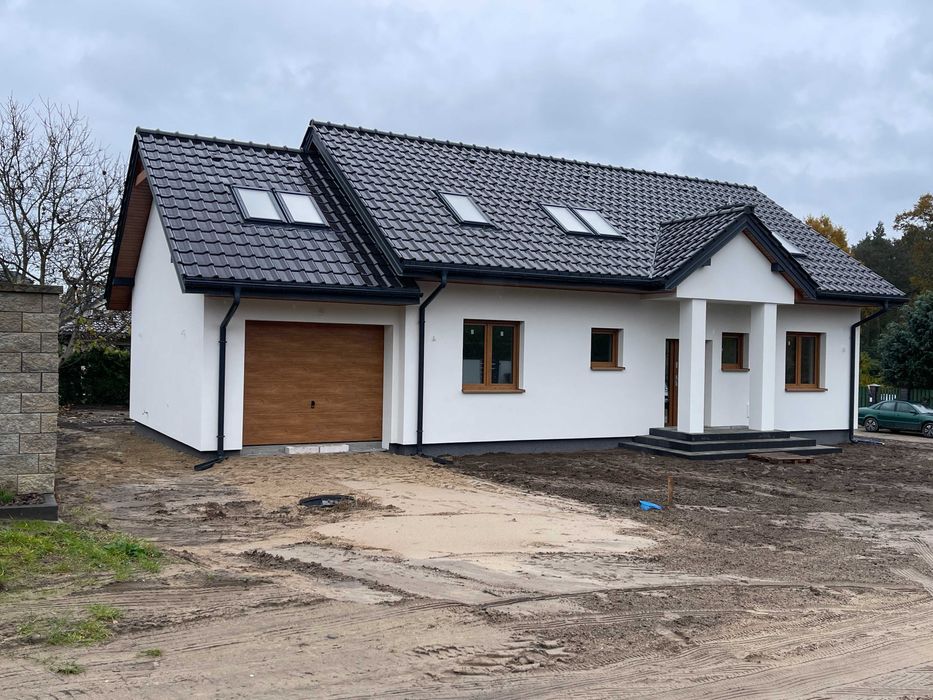 Nowy dom 176 m² z garażem i ogrodem 10 min od Torunia! Wysoki standard