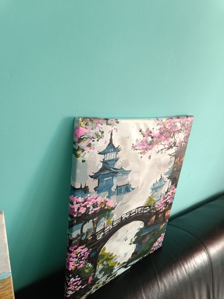 Obraz Japonia 40x50 ręcznie malowany