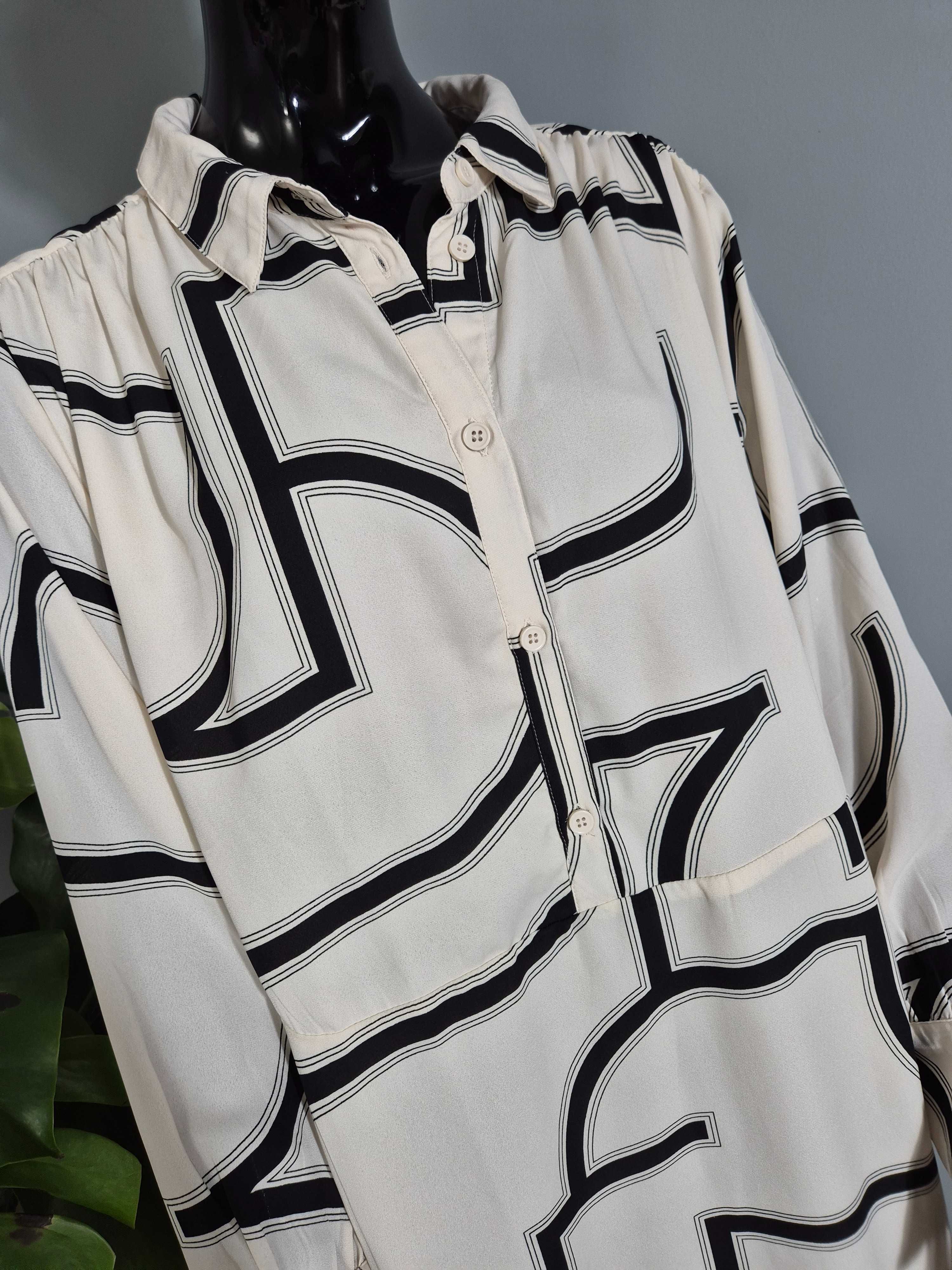 Luźna sukienka damska midi do kolana H&M 44 XXL plus size