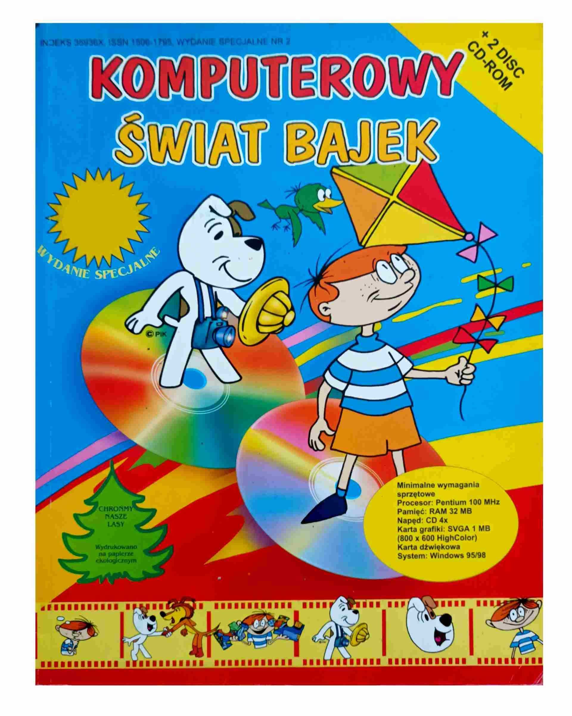 Komputerowy Świat Bajek Pomysłowy Dobromir Reksio 2001 r kolorowanka