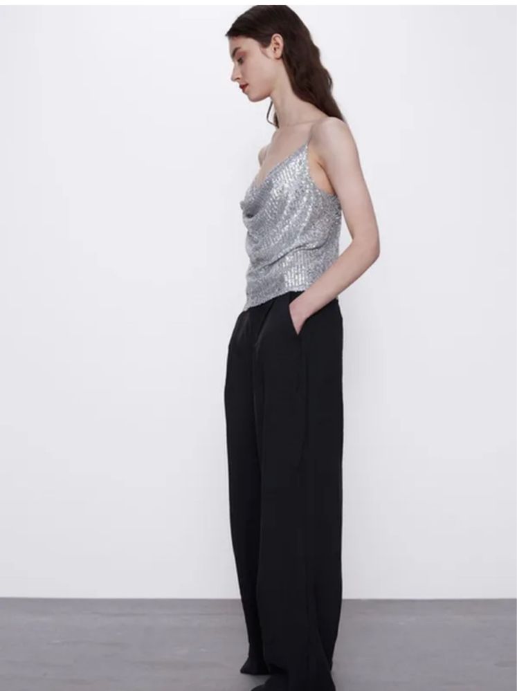 Топ кроп майка zara