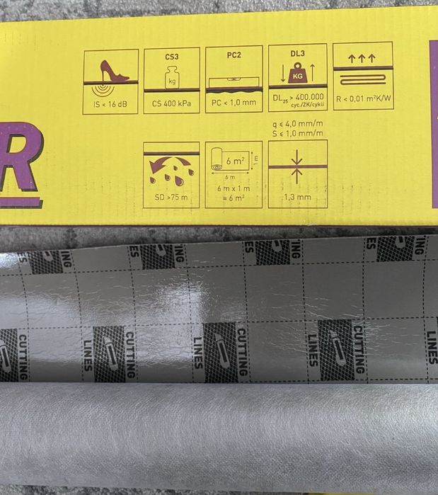 podkład pod panele winylowe firmy Afirmax.