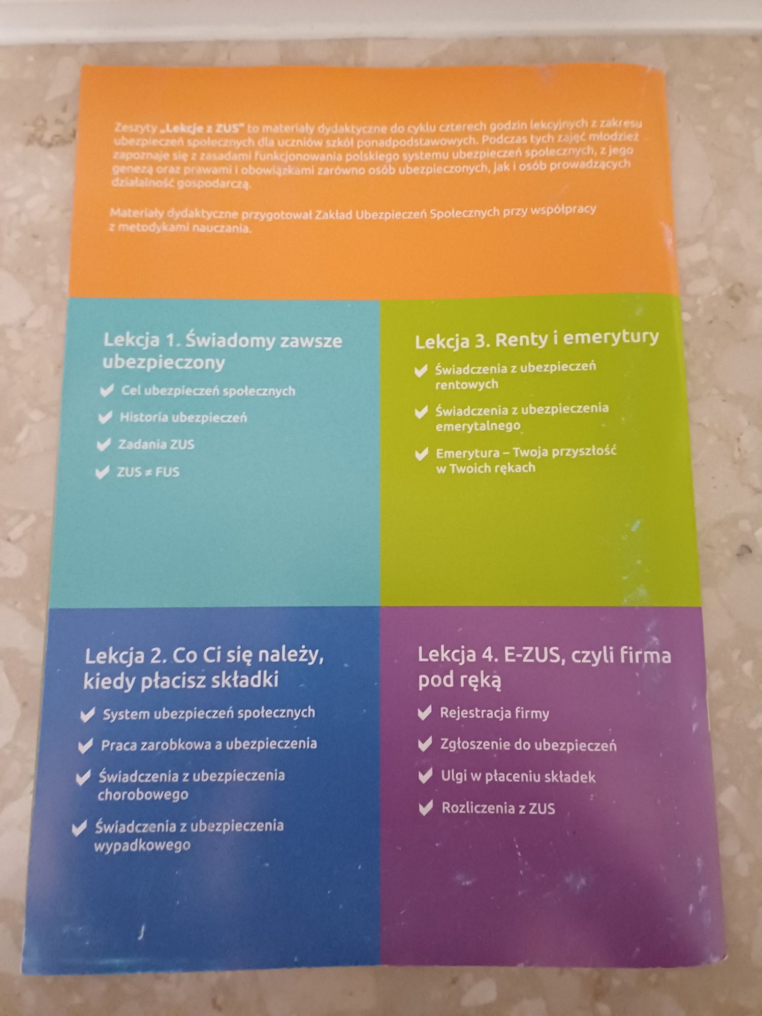 Lekcje z ZUS nowe