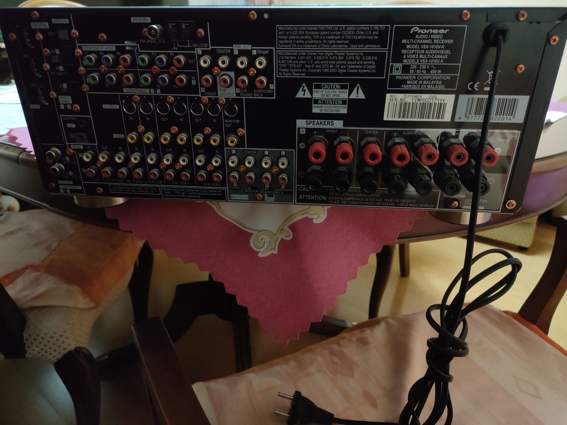 Wzmacniacz Pioneer Multi Jog Audio Video Multi - Channel VSX-1016V