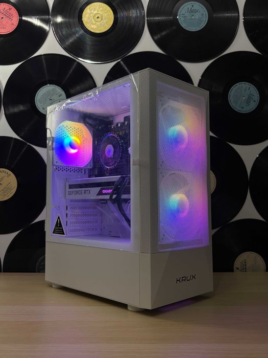 Biały komputer gamingowy PC do gier RTX 3070/I5/16GB/2TB SSD NVME