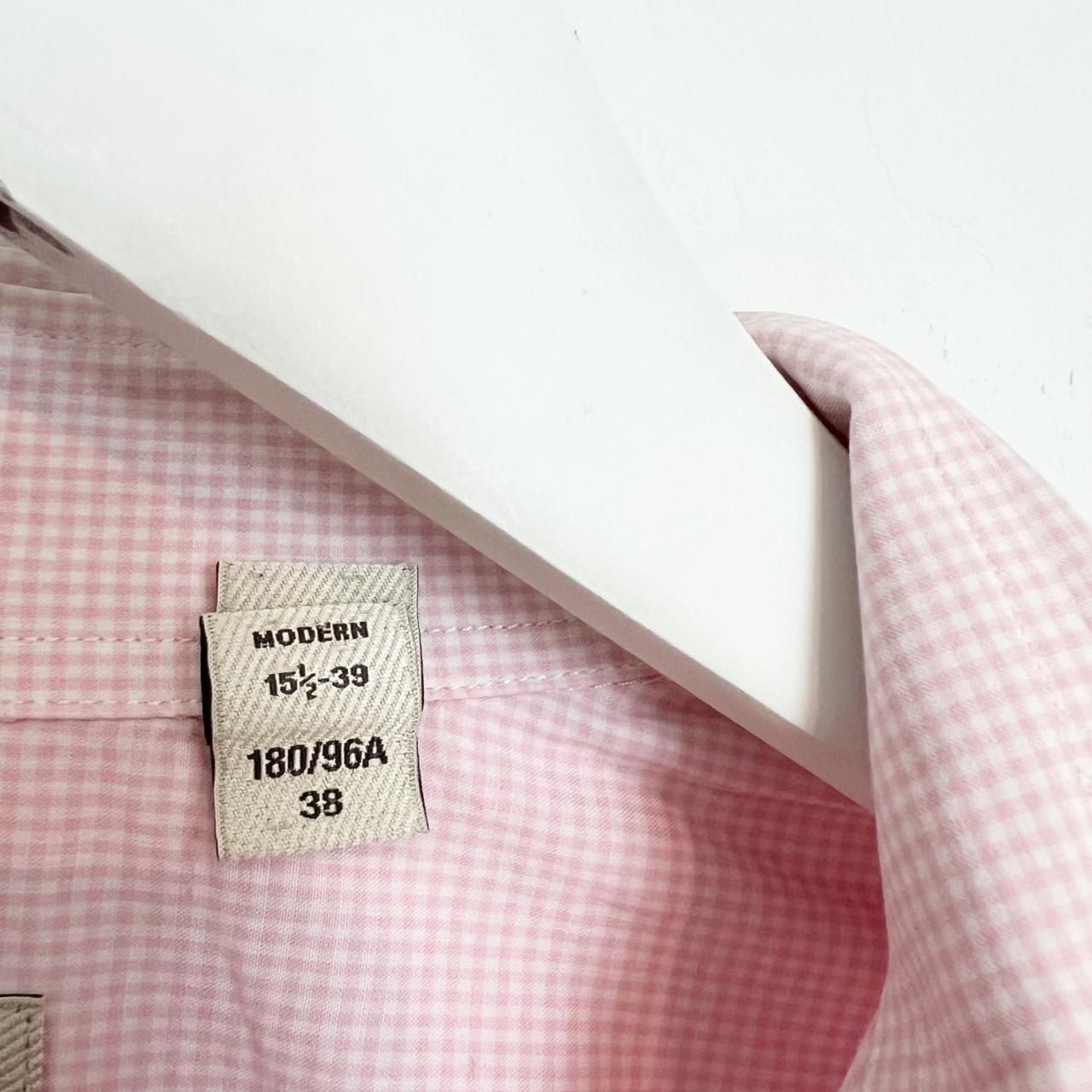 Camisa Burberry Rosa e Branca M