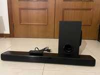 Sistema de som - Soundbar LG SJ2 (2.1 - 160 W - Subwoofer Sem Fios