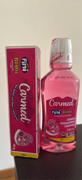 Carmed fini creme dental+ enxaguante