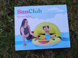 Nowy okrągły dmuchany basen dla dziecka Kaczka