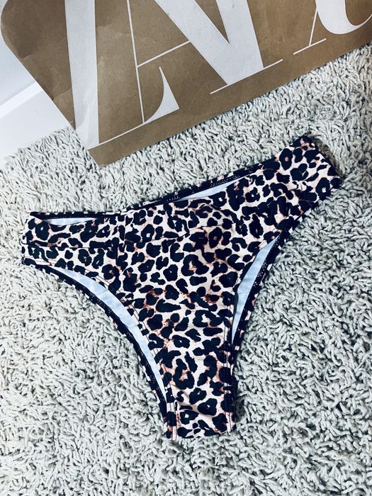 Majtki kapiekowe bikini damskie w panterke rozm M