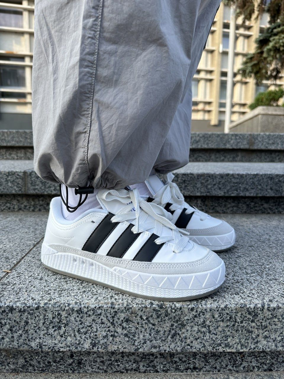 Кросівки Adidas Adimatic White/Black/Grey р36-45