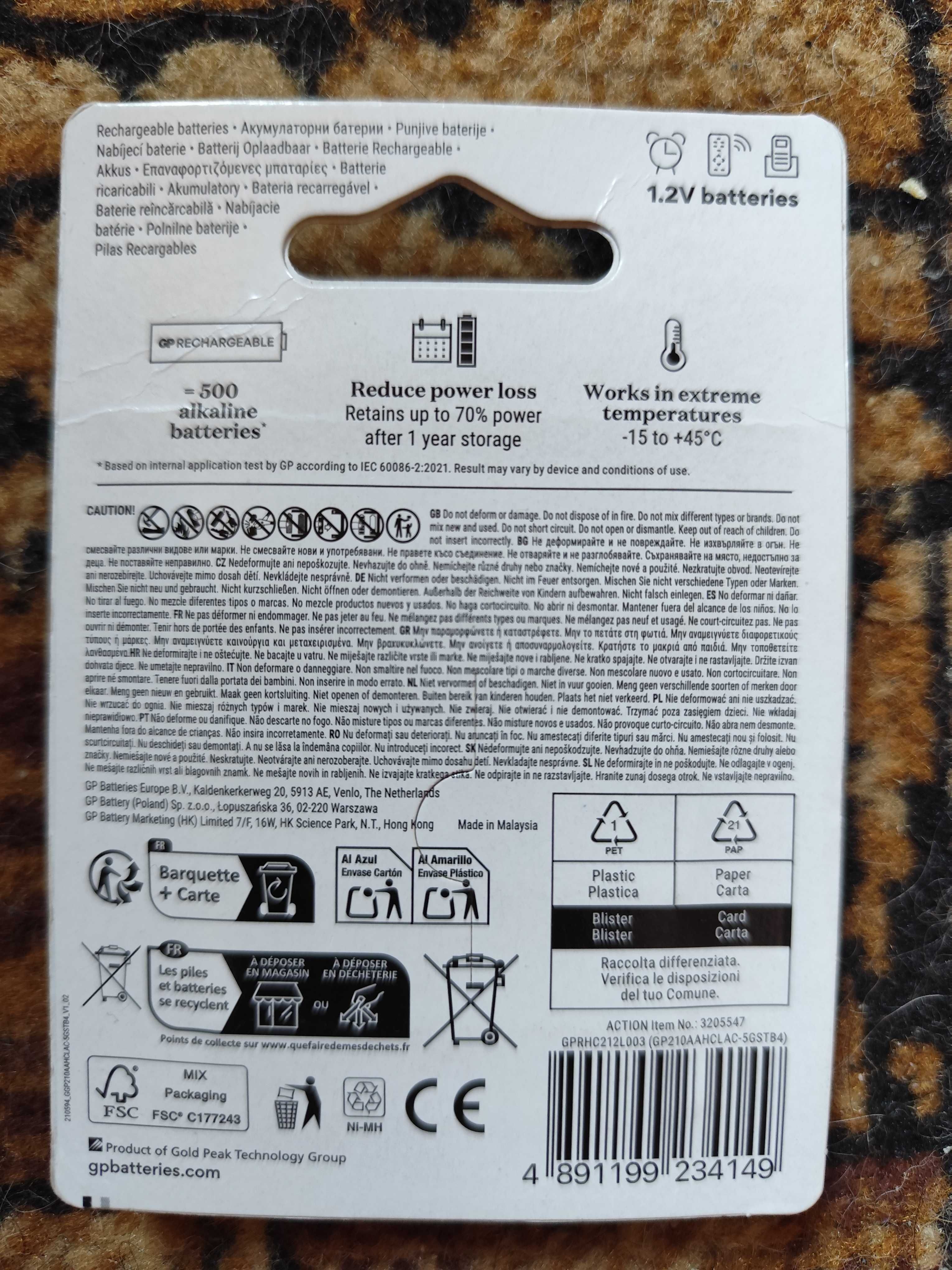 4x Akumulatorki GP AA 2100mAh dobra cena